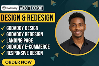 develop design edit revamp godaddy website development godaddy