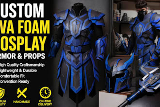 create custom eva foam cosplay armor and props