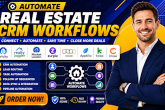 automate brivity realtyjuggler market leader zurple zoho apptivo keap close