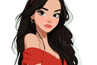 create disney cartoon portrait