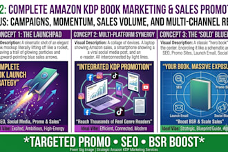 execute a complete amazon KDP book marketing and promotion campaign