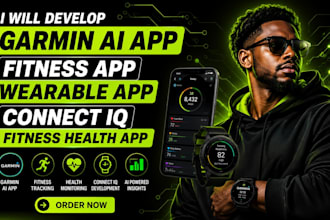 develop garmin ai app, fitness app, wearable app, connect iq, fitness health app