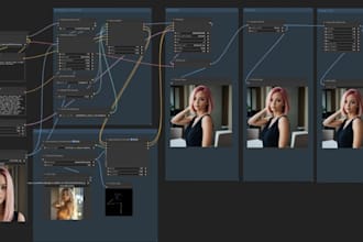 create ai character generation workflows using comfyui sdxl lora and controlnet