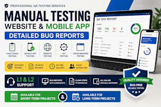 test your website and app with detailed bug reports