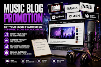 submit your music to relevant music blogs and publications