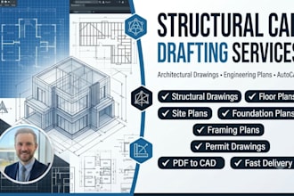 do structural cad architectural engineer drawings drafting and engineering plans