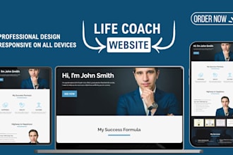 build life coaching website, coaching with consulting website