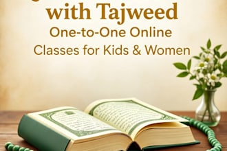 teach quran with tajweed online for kids and adults