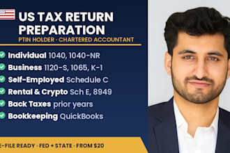 prepare and e file your US federal and state income tax return 1040
