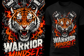 professional MMA and gym tshirt design