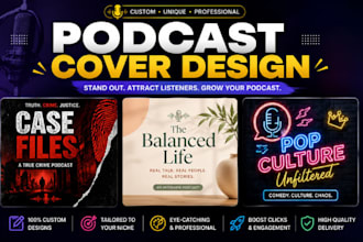 design podcast cover art, pocast design, podcast cover art