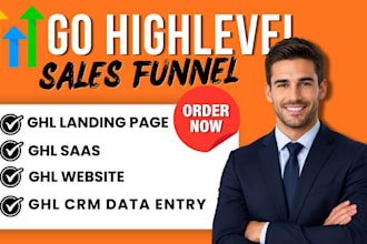 be your gohighlevel expert for ghl crm ghl sales funnels ghl landing pages saas