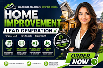 home improvement lead lead generation logo home renovation home improvement lead