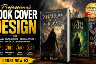 design book cover, fantasy book cover, ebook cover, fantasy book, cover design