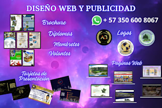 crearé 4 diseños de tarjetas de presentación
