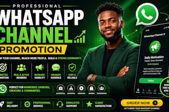 grow your whatsapp channel with targeted promotion and active members