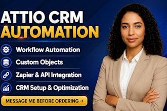 setup attio crm automation workflow integration custom objects zapier api