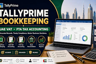 do tallyprime bookkeeping, uae vat and fta tax accounting