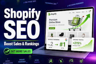 do shopify SEO to boost shopify sales and google rankings