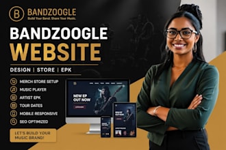 build bandzoogle website, bandzoogle store, bandzogle page, merch store, epk