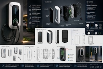 design custom ev charger enclosure 3d cad product ready for manufacturing