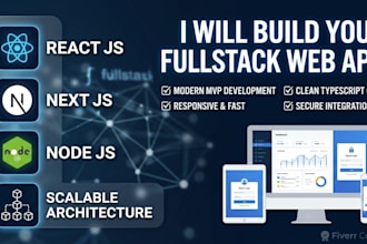 build a fullstack web app in react nextjs nodejs