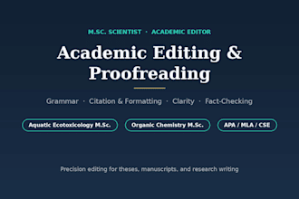 edit, proofread, and analyze your thesis, paper, or research data
