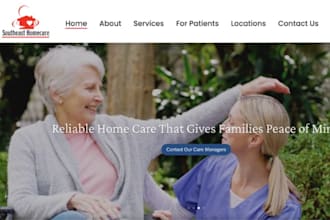 home care website healthcare medical home care website