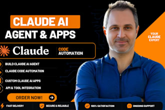 build claude ai agent, apps, claude code automation, and be your claude expert