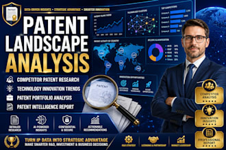 analyze patent landscape competitor technology innovation portfolio research