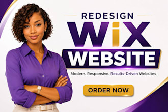 professionally redesign wix website wix redesign and wix website redesign