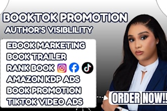 be your author social media manager and booktok marketer booktok tiktok shop