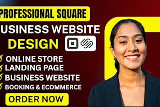 do business square website design square online store square landing page