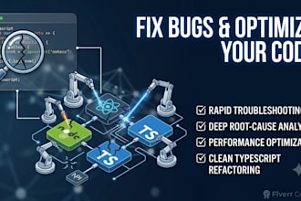 fix bugs and optimise react nodejs or typescript code