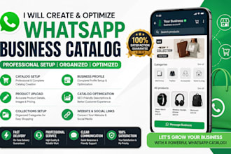 set up your whatsapp business catalog and shop