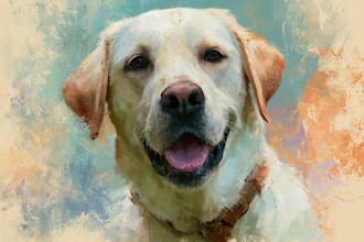 paint stunning pet portrait