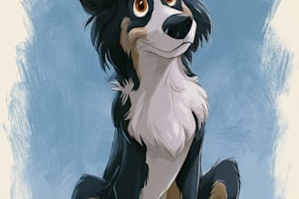 create amazing disney pet portrait
