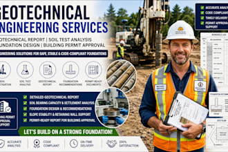 do geotechnical report soil test analysis foundation an building permit approval