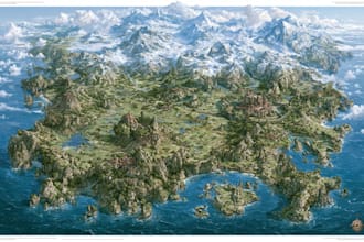 draw a map illustration for your project