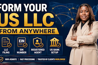 form your us llc for non residents with ein and bank setup
