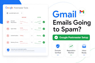 set up google postmaster tools gmail deliverability sender reputation spam fix