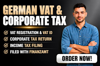 do german vat registration, corporate and income tax filing