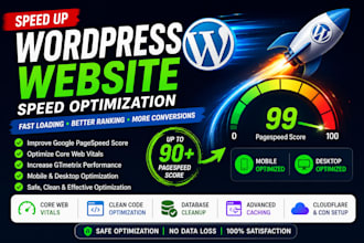 speed up wordpress website and improve google pagespeed score
