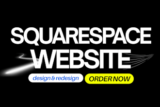 design a custom squarespace website with code and conversion