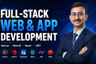 develop a full stack web application using nextjs and nestjs