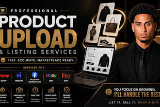 upload and list products on marketplace platforms