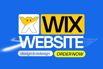 design a custom wix website with velo code and conversion