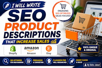 write perfect expert SEO product discription that boost sales