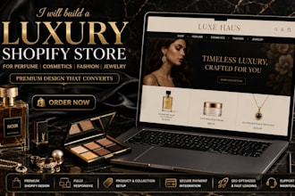 build shopify store for luxury brands