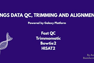 perform ngs data qc, trimming and alignment using galaxy